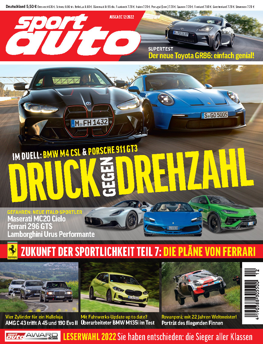 Sieger sport auto AWARD 2022 Motor Presse Stuttgart